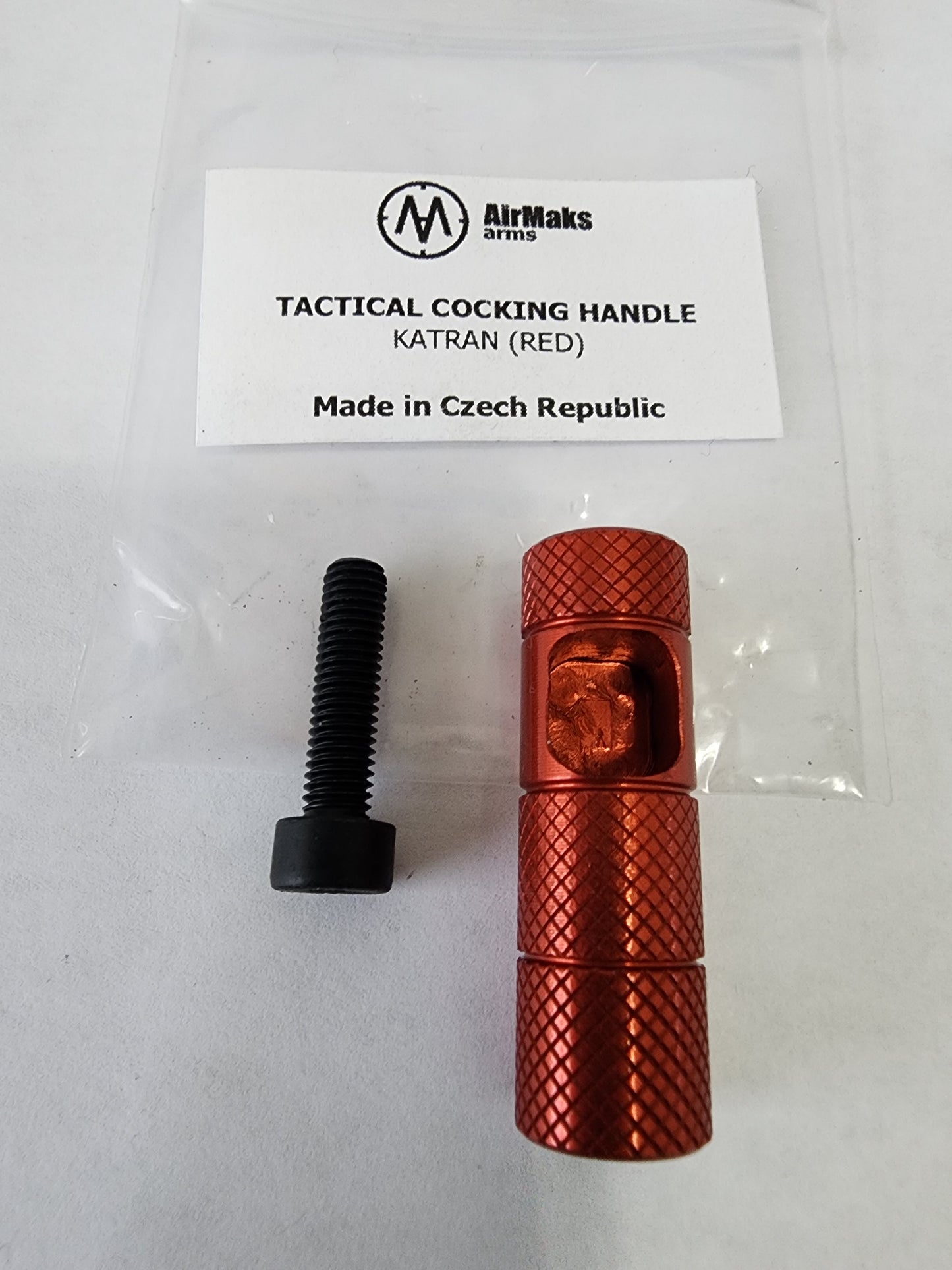 AIRMAKS ARMS KATRAN TACTICAL COCKING HANDLE RED