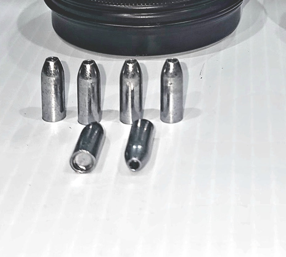 air gun ammo .250 .25 cal 80 grain slugs front view