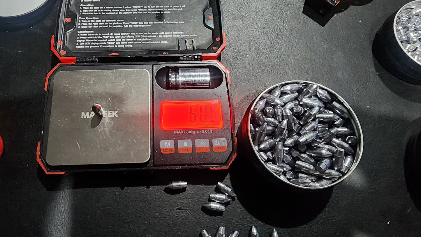 Tremor Boat-Tail Extreme Slugs | .25 Cal | 60gr | 100ct