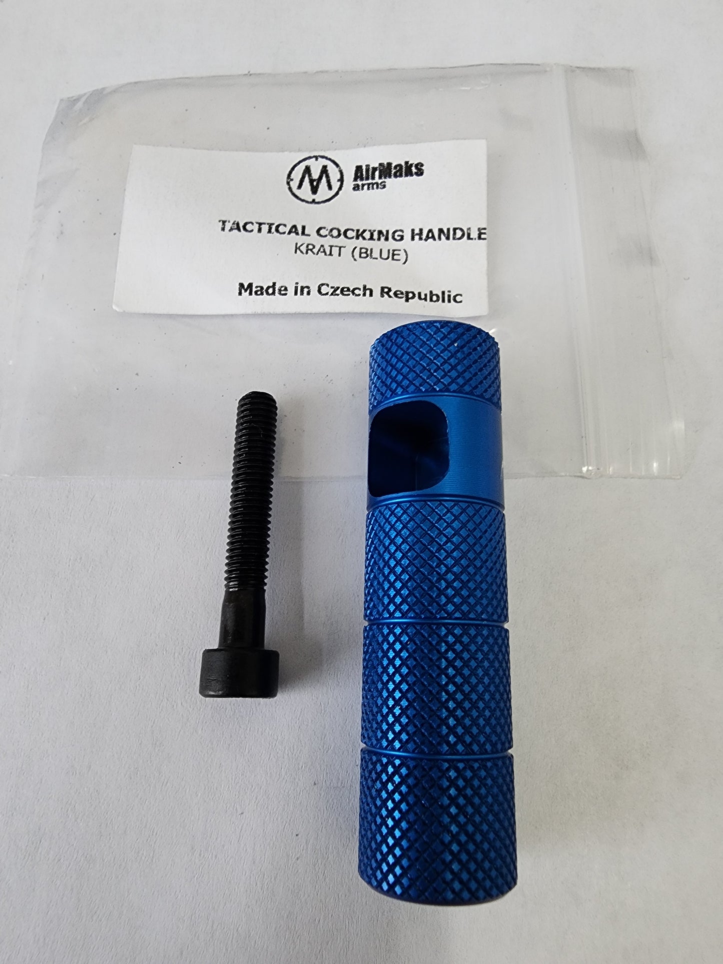 AIRMAKS ARMS KRAIT TACTICAL COCKING HANDLE BLUE