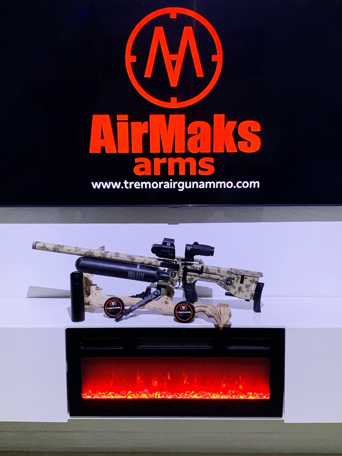 AIRMAKS KRAIT X HP 7.62 - .30 CALIBER DESERT CAMO 700CC CARBON FIBER BOTTLE