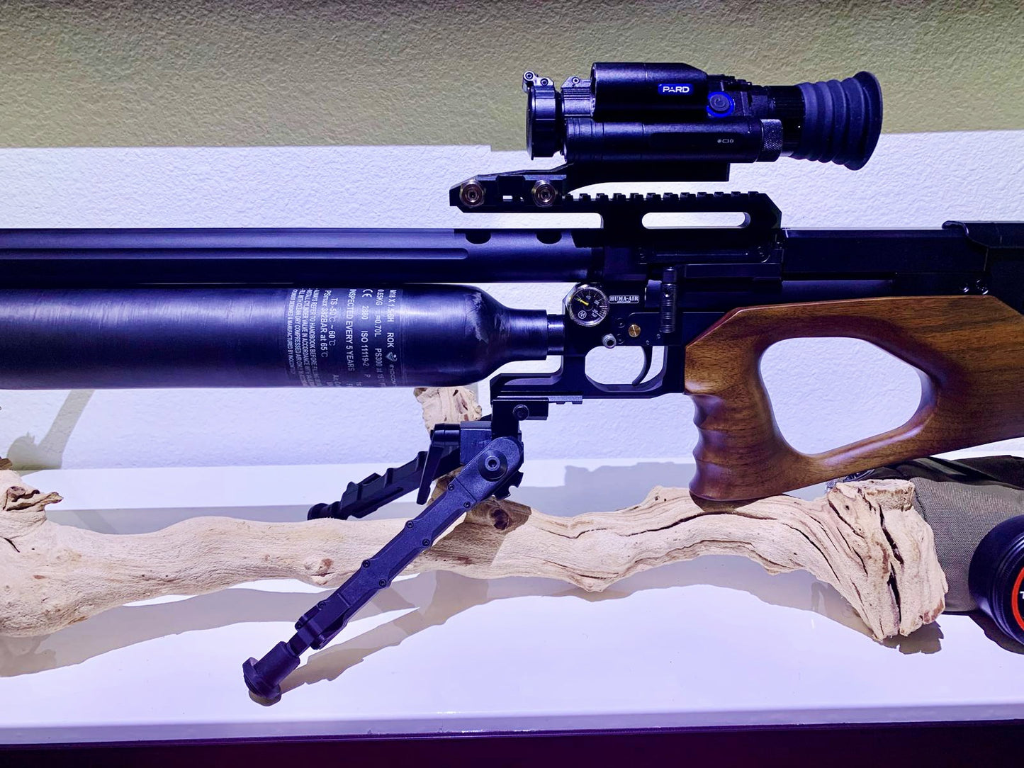 AirMaks Arms KRAIT LITE X HP 7.62 - .30 CALIBER 700CC CARBON FIBER BOTTLE 700MM BARREL