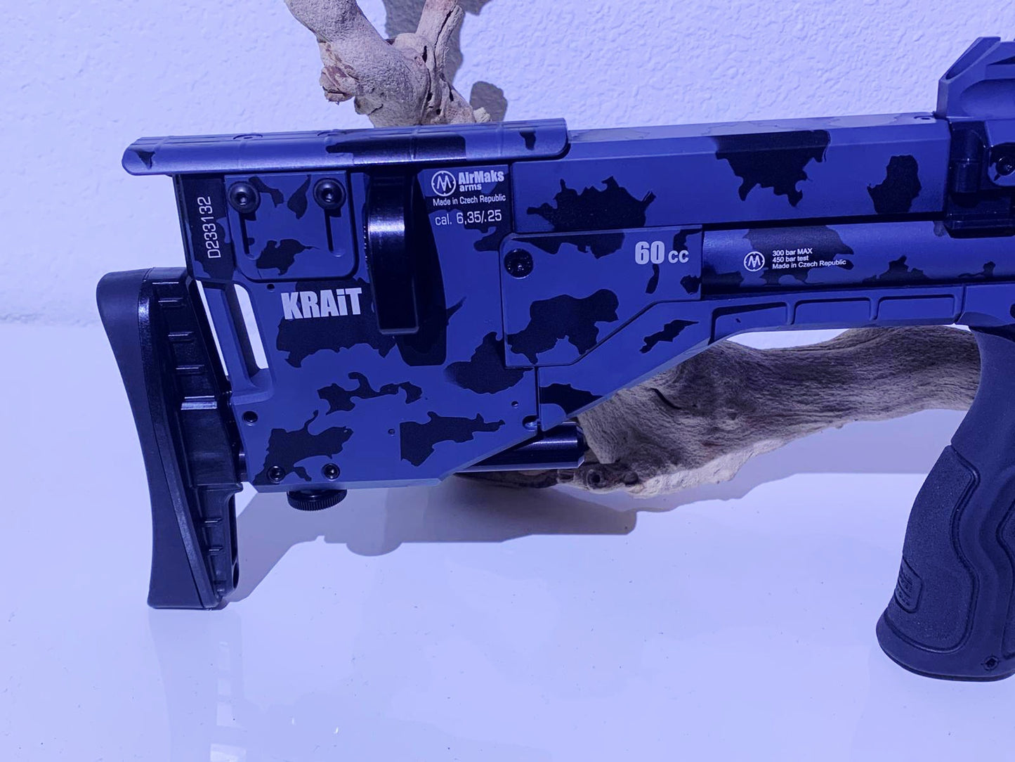 AIRMAKS ARMS KRAIT L HP. 25 CAL CUSTOM DARK CAMO