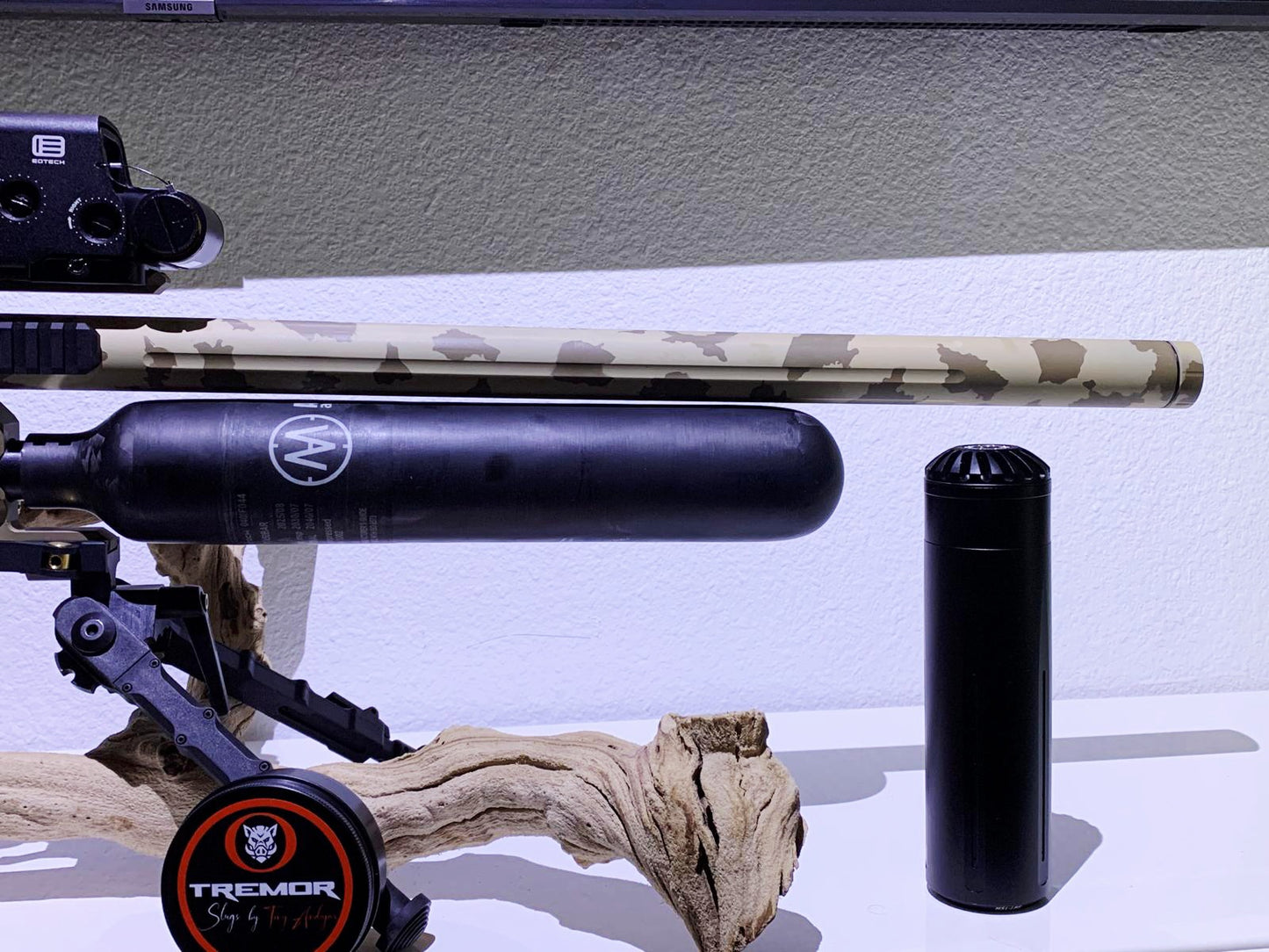 AIRMAKS KRAIT X HP 7.62 - .30 CALIBER DESERT CAMO 700CC CARBON FIBER BOTTLE