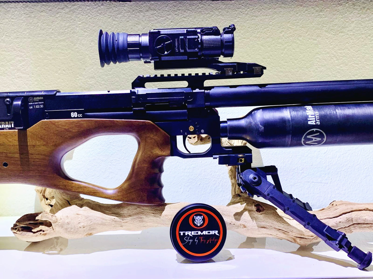 AirMaks Arms KRAIT LITE X HP 7.62 - .30 CALIBER 700CC CARBON FIBER BOTTLE 700MM BARREL