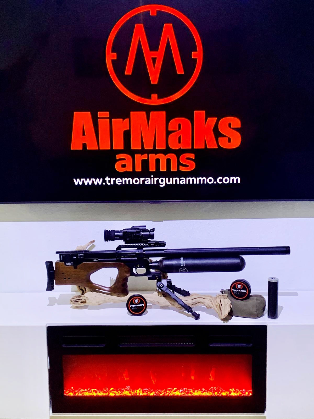 AirMaks Arms KRAIT LITE X HP 7.62 - .30 CALIBER 700CC CARBON FIBER BOTTLE 700MM BARREL