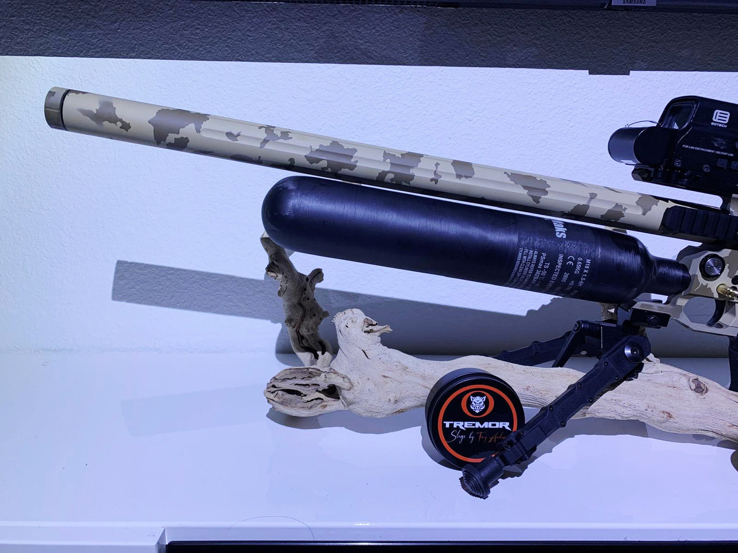 AIRMAKS KRAIT X HP 7.62 - .30 CALIBER DESERT CAMO 700CC CARBON FIBER BOTTLE